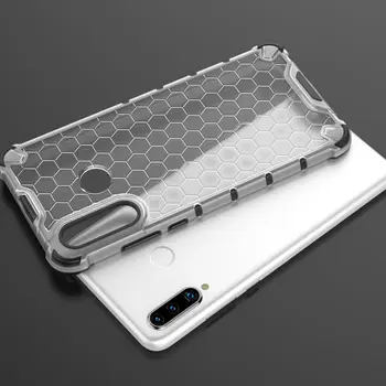 

30pcs/lot Shockproof Cover For Huawei Nova 5 PC+TPU Hybrid Honeycomb Series Case For Huawei P30 Lite P30 Pro