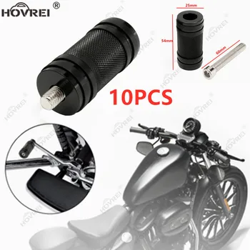 

10pcs Motorcycle CNC Shifter lever Foot Peg Pedal Footrests for Harley Dyna Sportster Softail Touring Custom Electra CVO D25
