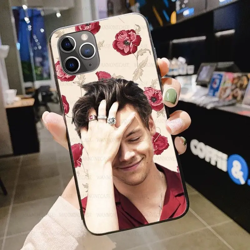Harry Styles Pink Flowers 