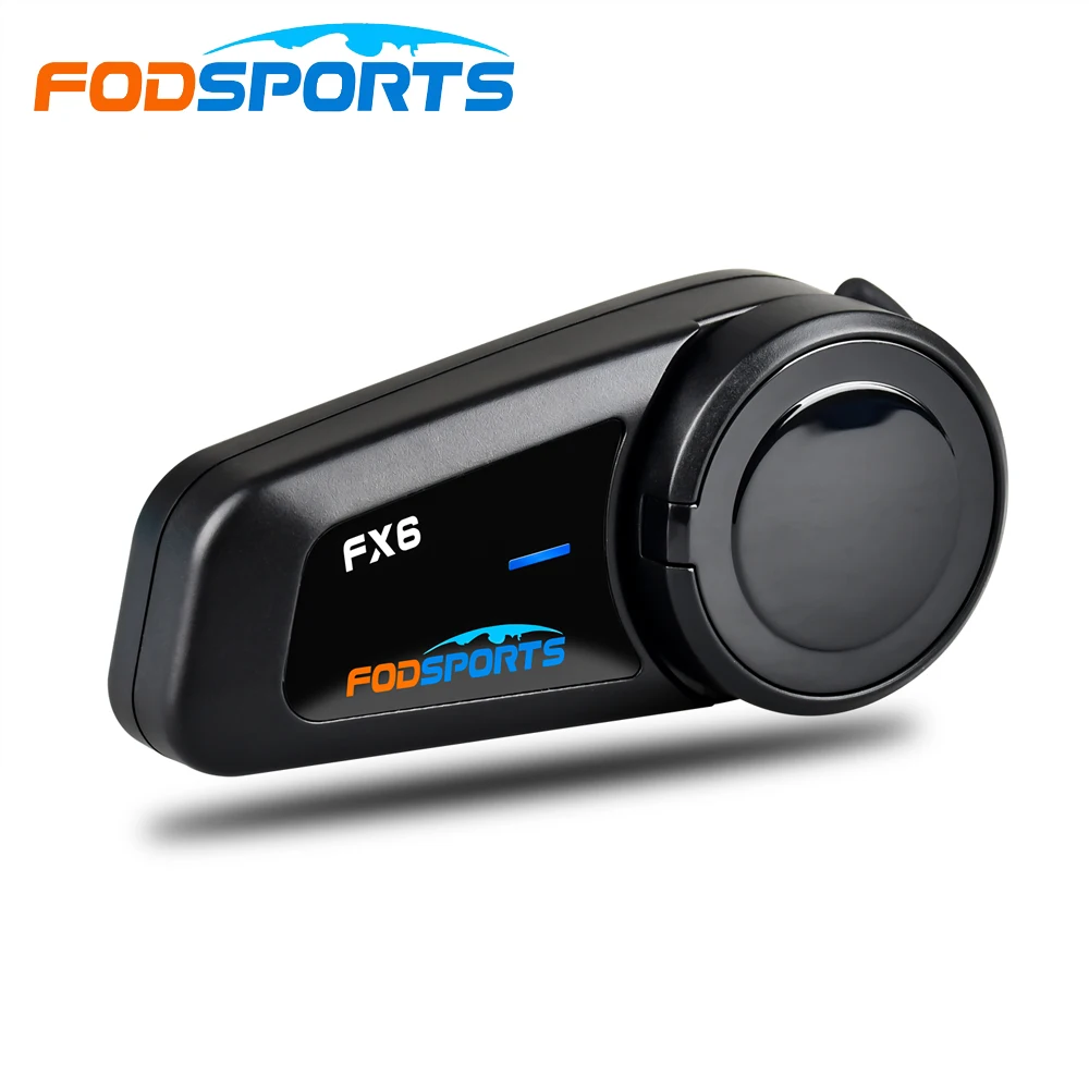 2020 версия Fodsports FX6 Переговорная гарнитура для мотоциклетного шлема 6 водителей 800