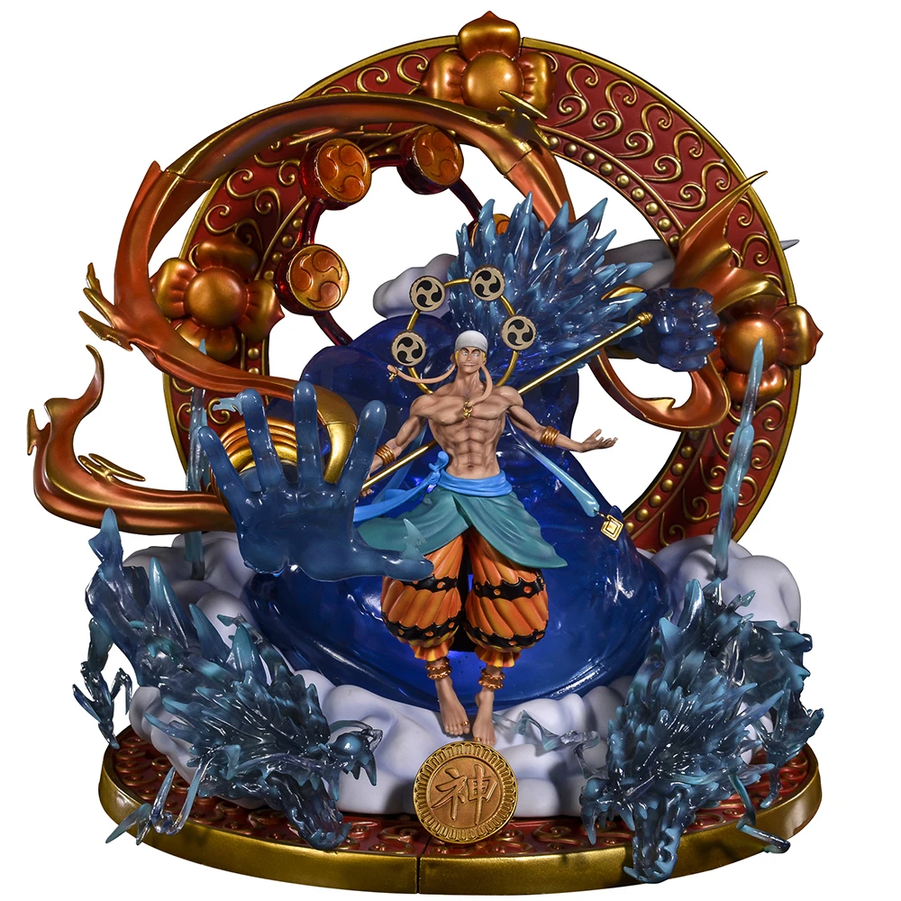 One Piece GK Enel Аниме Фигурка модель Луффи фигма ПВХ 48 см Большой размер статуя
