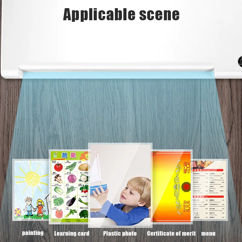 Lamination Machine Thermals Laminator Laminate Quick Warm Up for Office Home P666