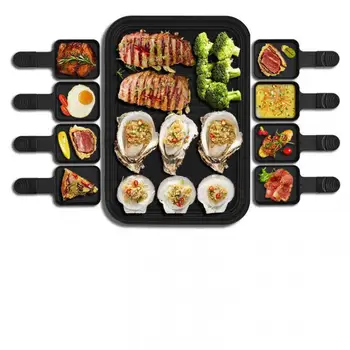 

Electric oven home barbecue non-stick barbecue dish electric baking pan barbecue pot smokeless barbecue machine teppanyaki dish