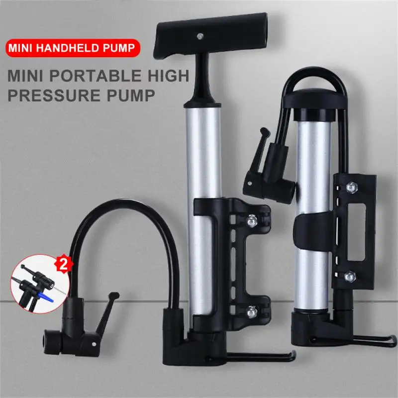 Portable Mini Bike Pump Bicycle Foot Pump Bike Accessories Push Carry
