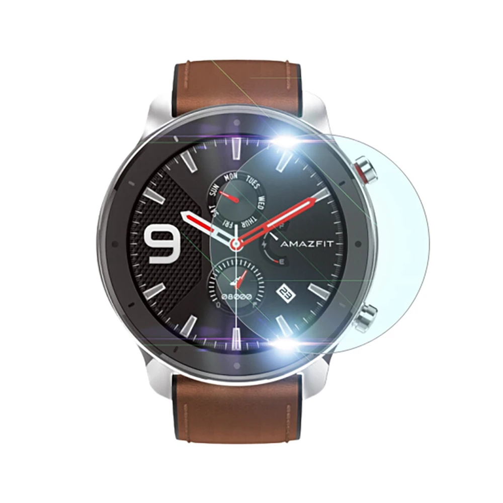 HANGRUI 10 шт. Huami Amazfit GTR 42 мм 47 мм Защитная пленка для экрана для Xiaomi Huami Amazfit GTR 47 мм Смарт-часы аксессуары пленка