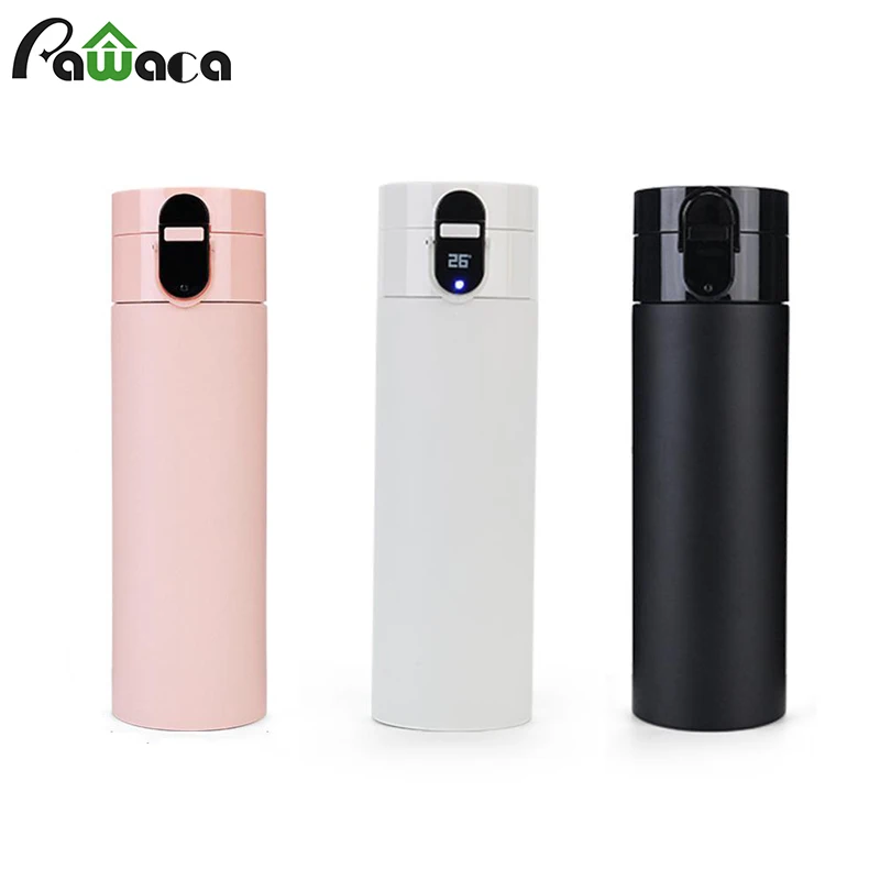 

Smart LED Temperature Display Insulated Water Bottle Drinking Reminder Mug Leak-proof Vacuum Flasks Hot Cold Sports Kettle
