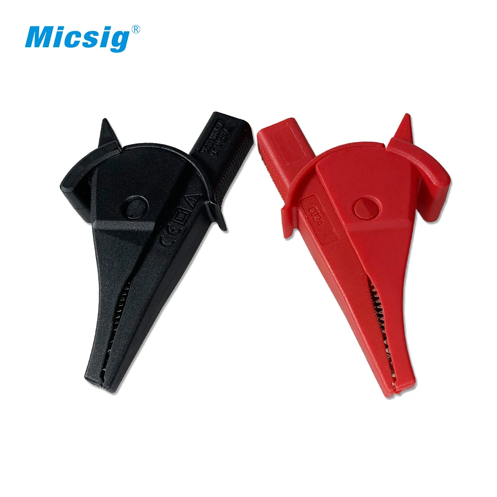 Micsig Pure Copper High Current 32A / 1KV Fully Insulated Alligator Clip 4mm Jac | Инструменты