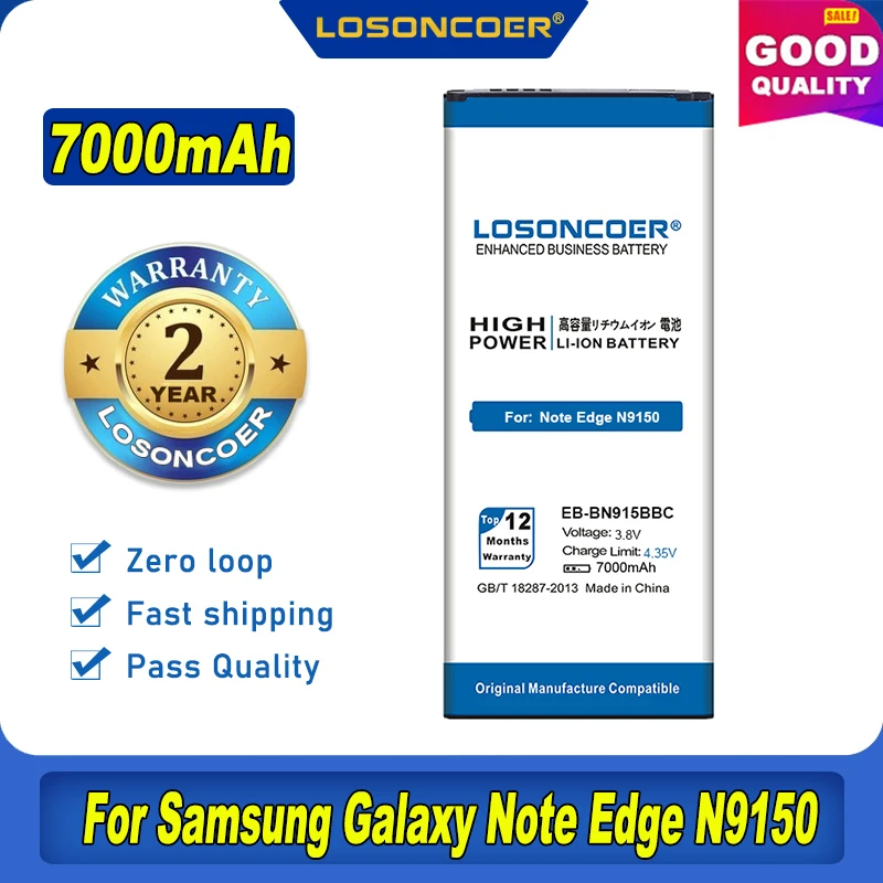 7000mAh EB BN915BBC Battery For SAMSUNG GALAXY Note Edge N9150 N915K N915L N915S N915 N915X