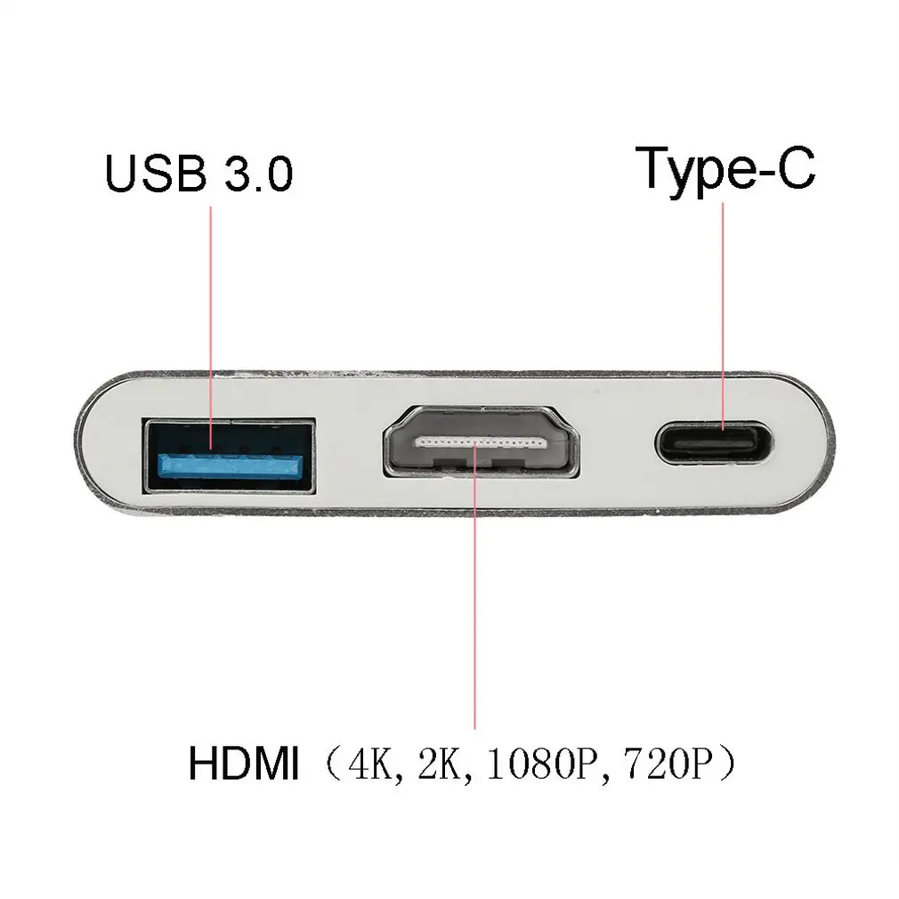 Новинка адаптер USB 3 1 Type C HDMI 0 типа удлинитель HD 4K для Macbook Air 12 конвертер оптовая