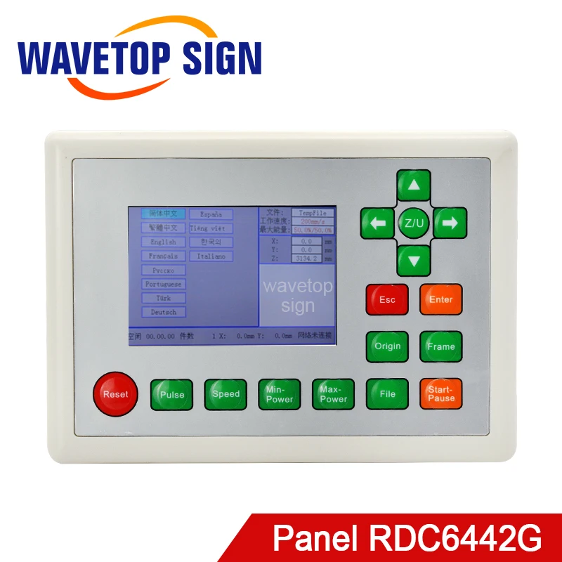 WaveTopSign Ruida RDC6442G панель Co2 лазерный, с обработчиком цифрового сигнала и контроллером использования для лазерной гравировки и резки