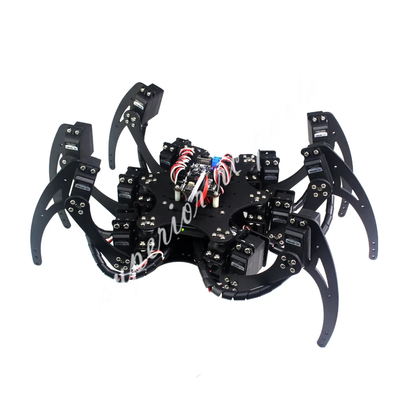 18 DOF алюминиевый Hexapod Spider Six 3DOF комплект рамок робота с шарикоподшипником