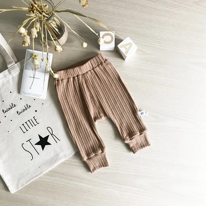 Owligbaby/ г. Весенние однотонные штаны для малышей от 0 до 3 лет
