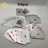 24K Gold/sliver Foil Playing Cards Poker colored 100 USD or Mosaic poker for promotional gifts and game palying ► Photo 3/6