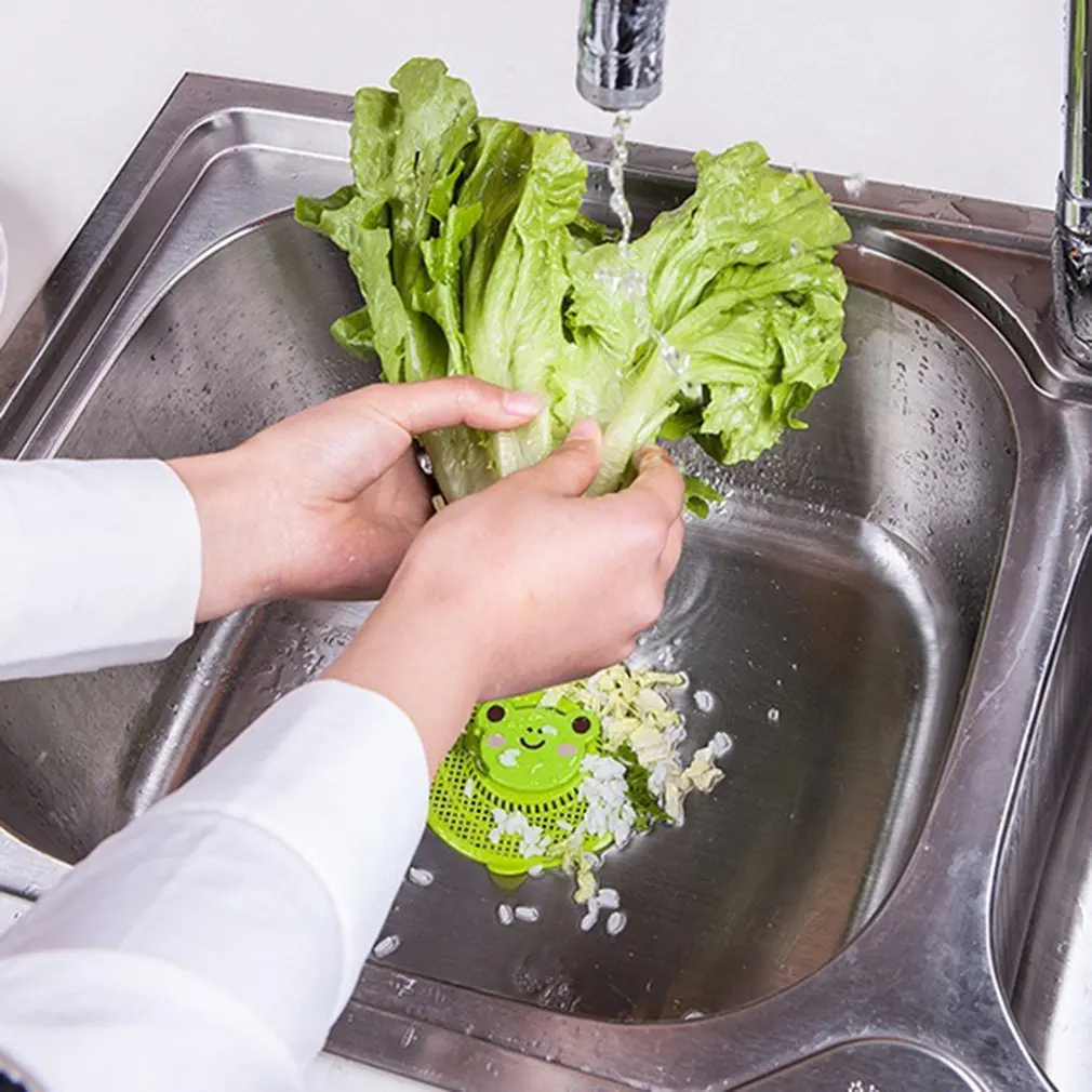 Floor Drain Waste Water Ground Leakage Kitchen Tool Household Saving Water Washroom Cute Cartoon Durable