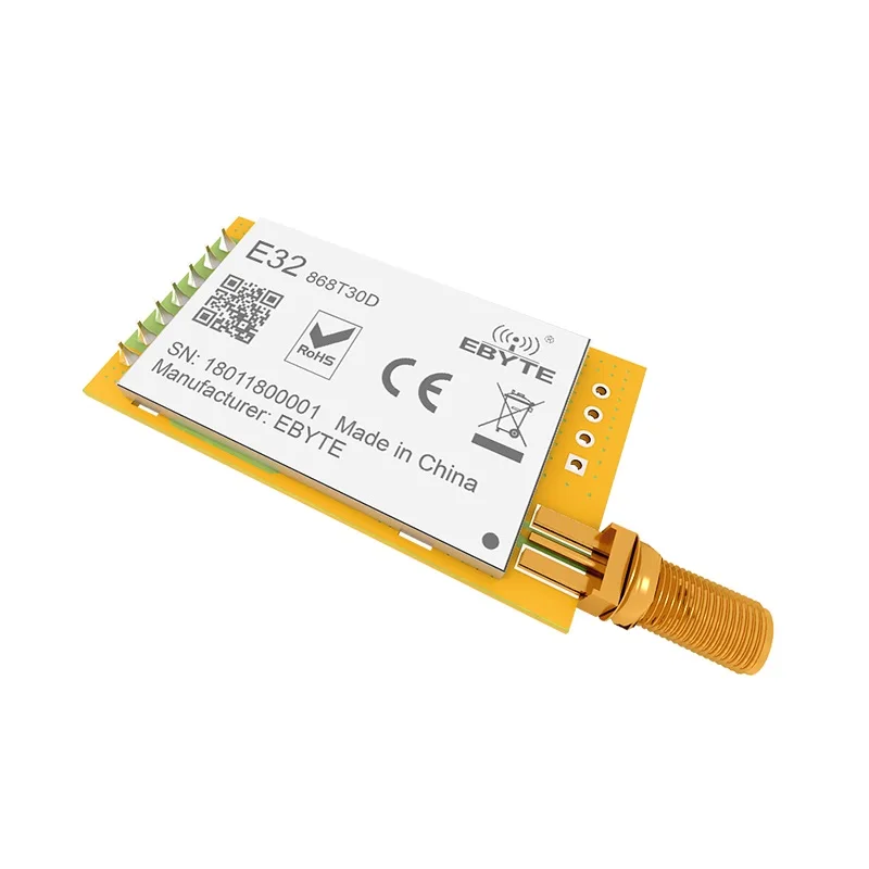 10 шт. E32-868T30D SX1276 LoRa модуль 868 МГц 30dBm 1 Вт UART DIP 868 МГц радиоприемопередатчик