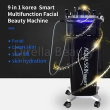 

10 in1 Hydro Facial Lifting Skin Care Lon Galvanic Oxygen Jet Skin Management Skin Whitening Aqua Peeling Beauty Salon Equipment