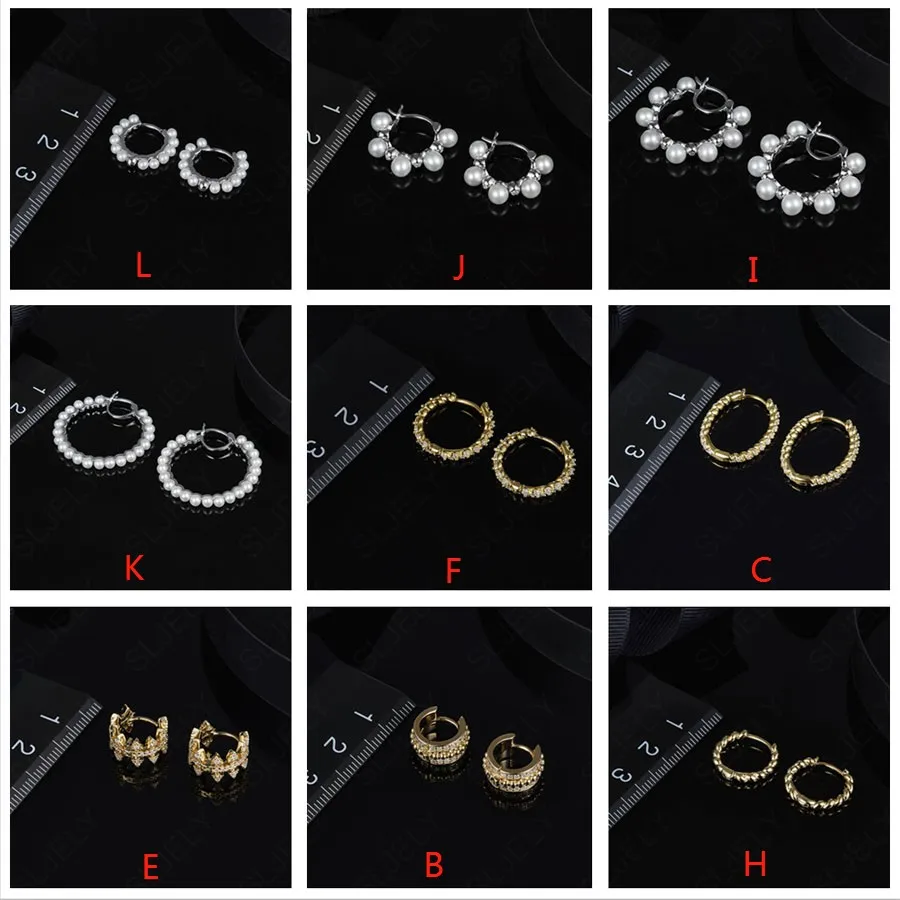 Женские вечерние серьги SLJELY роскошные из стерлингового серебра 925 пробы с