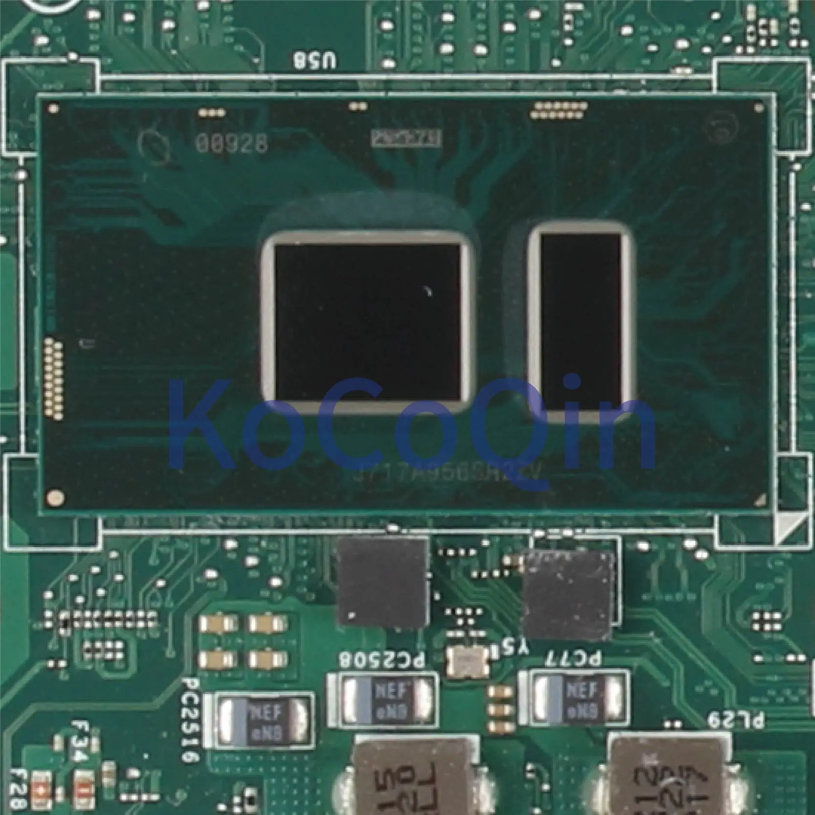 New  KoCoQin Laptop motherboard For LENOVO YOGA 370 SR2ZV i7-7500U Mainboard LA-E291P