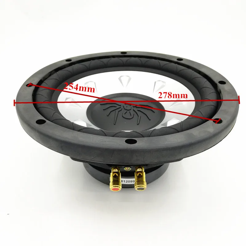 10 дюймов Автомобильный Динамик бас мощный 1000W 4Ohm автомобиля Авто громкий s