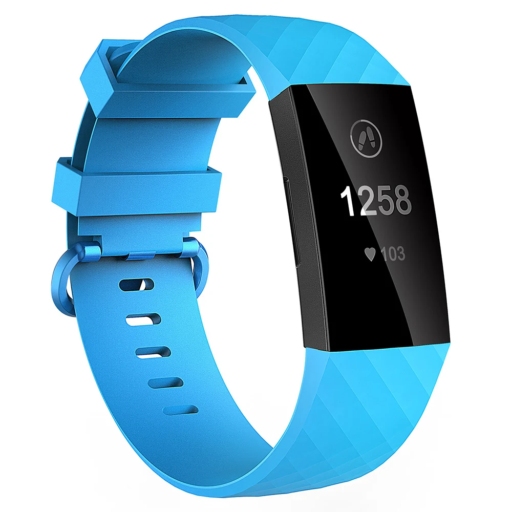 Breathe Sport Bands Waterproof &Soft Comfortable Multi-Color Replacement Wristband for Fitbit Charge 4 / Charge 3 / Charge 3 SE 