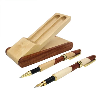 

Signing Pen Set Joint Roseood Fountain Pen with Box Office School Stationary Supplies