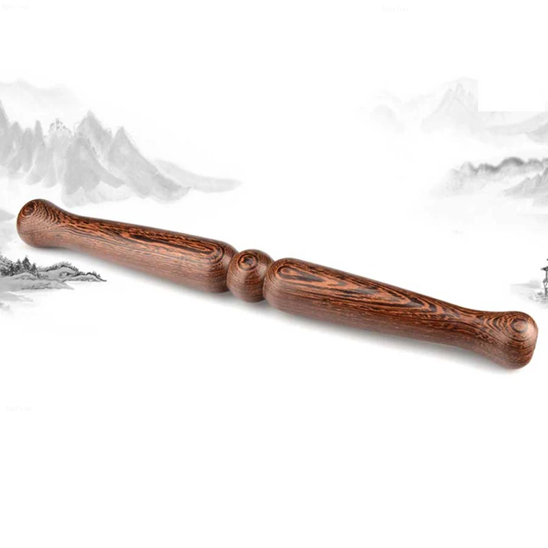 Массажная палочка Tai chi Foot wenge для здоровья длинные палочки массажная из цельной