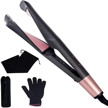 

2 in 1 Twisted Hair Curler, Rotary Thermostat, Straight Hair Comb, Straight Hair Straightener, Ceramic Spiral Hair Curler