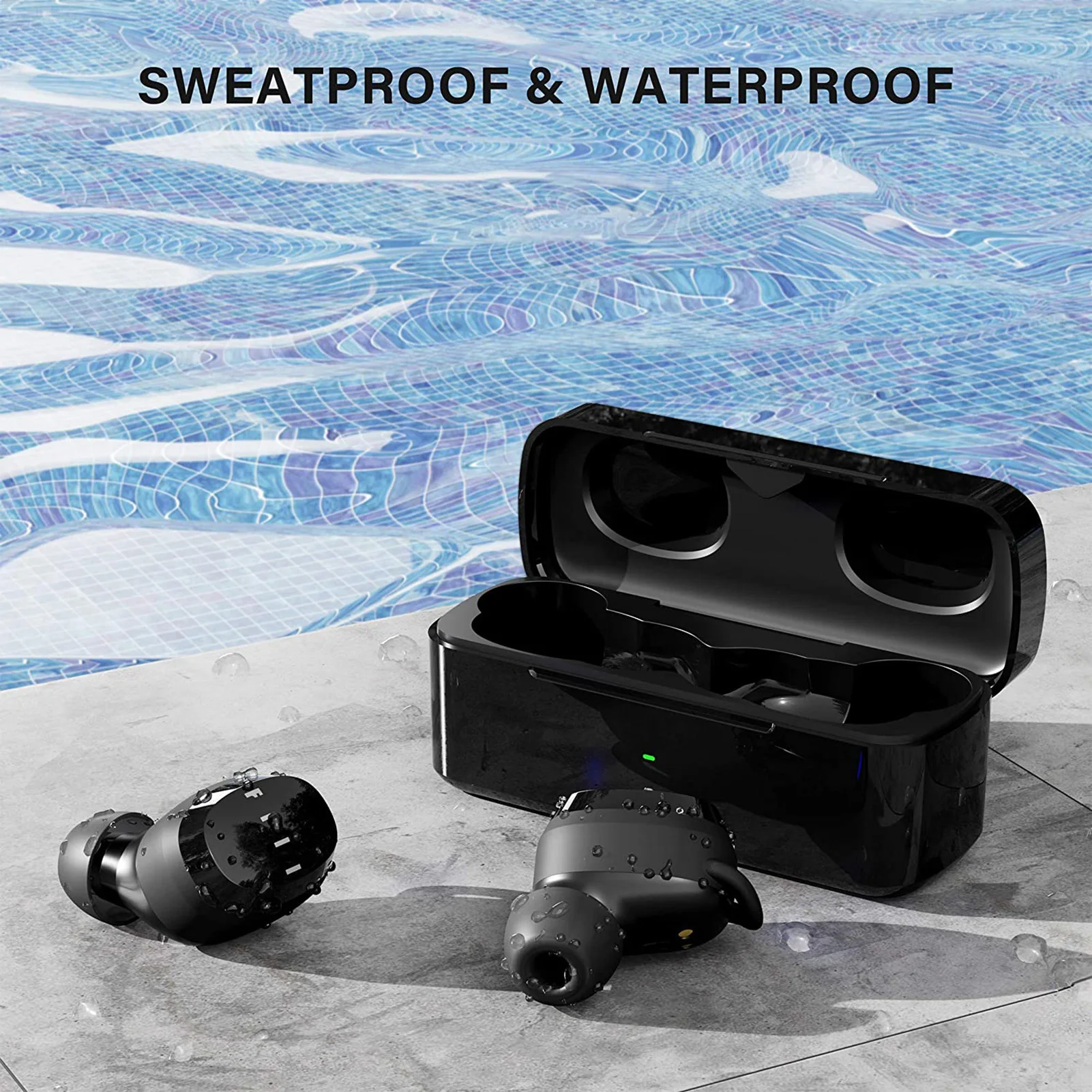 Fones de Ouvido sem Fio Fone de Ouvido Fones de Ouvido Fone de Ouvido com Cancelamento de Ruído Verdadeiro Esportes Bluetooth In-ear Ipx5 Impermeável Tws com Cancelamento de Ruído T1xs 5.0 11 Fones de ouvido