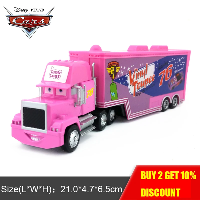 Disney Pixar Cars Mack Uncle No.76 виниловый 1:55 для грузовика развивающие игрушки модель