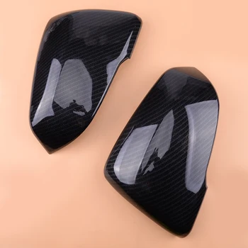 

1Pair Car ABS Carbon Fiber Style Side Wing Mirror Cap Cover Shell Fit for BMW X1 F20 F21 F22 F30 F32 F33 F36 E84