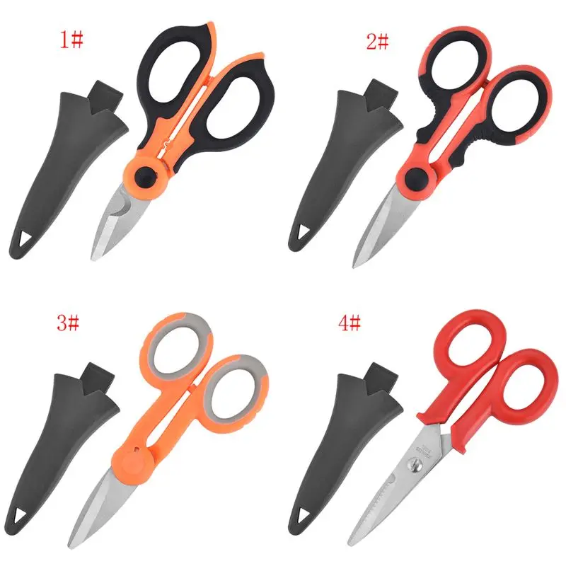

2/1 High Carbon Steel Scissors Household Shears Tools Electrician Scissors Tools
