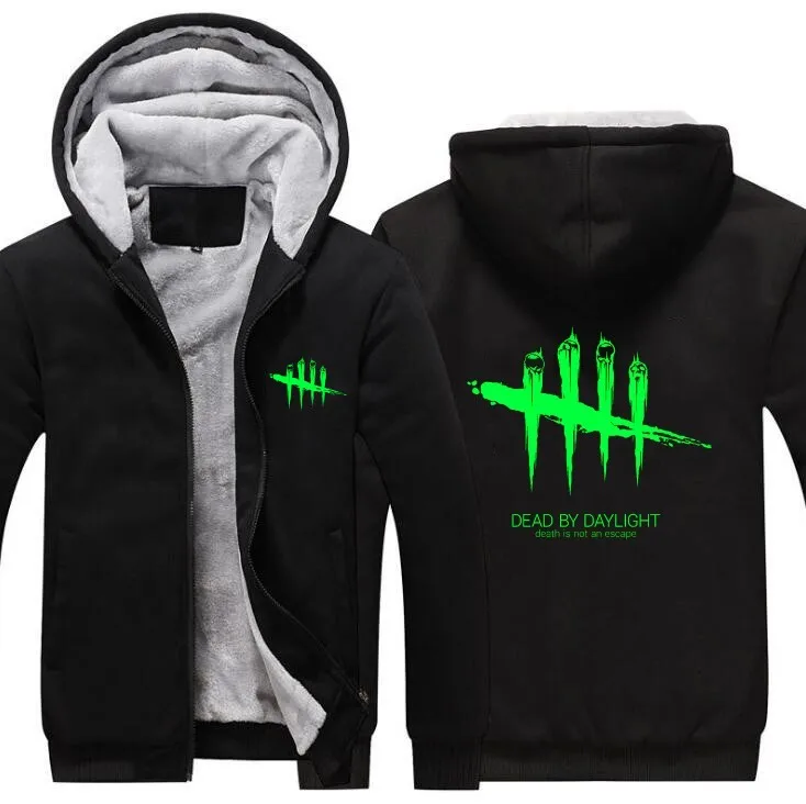 Европейский размер, Мужская и Женская игра Dead by Daylight, косплей, куртка-Толстовка, толстовки с капюшоном на молнии