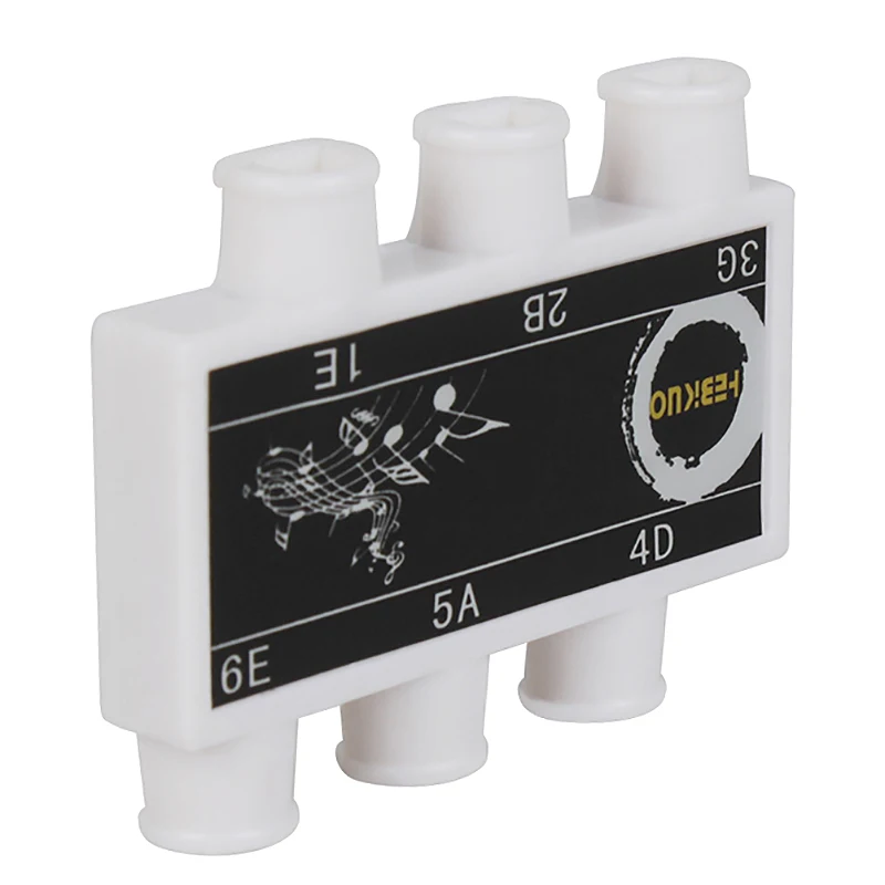 1Pc Pitch Pipe Tuner Acoustic Guitar String Tuning Plastic Lauren Guitar Pitch Pipe- E-A-D-G-B-E