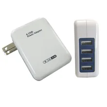 USB Smart Charger 4 Ports US Plug Multiple Wall Adapter 5V 3.1A Charge Fast Charging for IPhone Android Mobile Phone Device 40 ports usb charger 300w 5v 60a smart charging station built in cooling fan fast charging for tablets laptop phone pad camera
