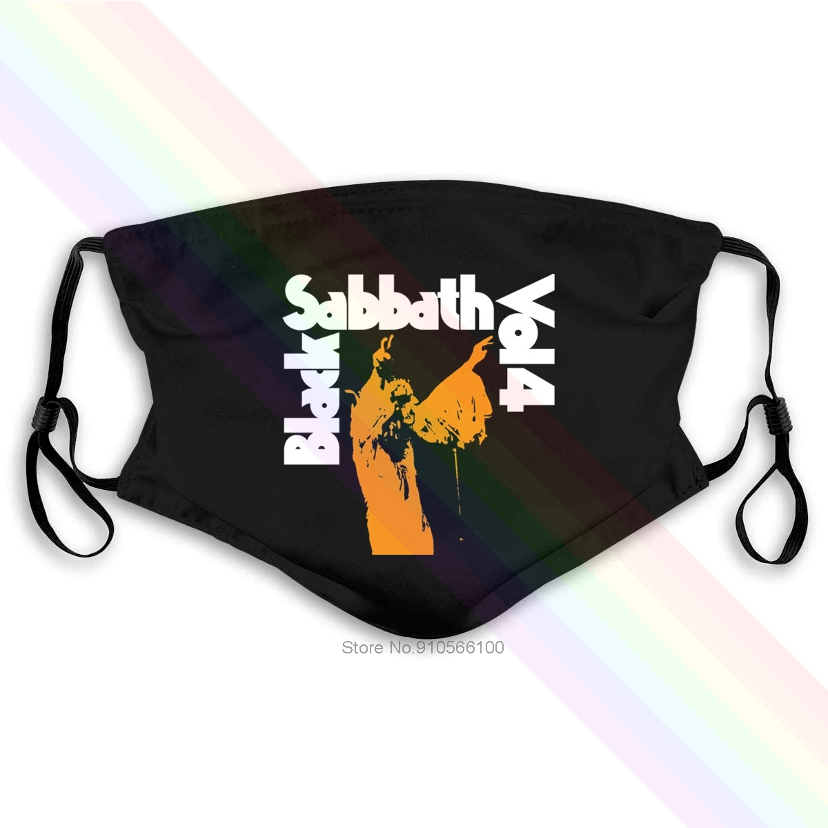 4 Black Mask Sabbath моющаяся многоразовая маска с 2 фильтрами PM2.5 5 слоев | Аксессуары для