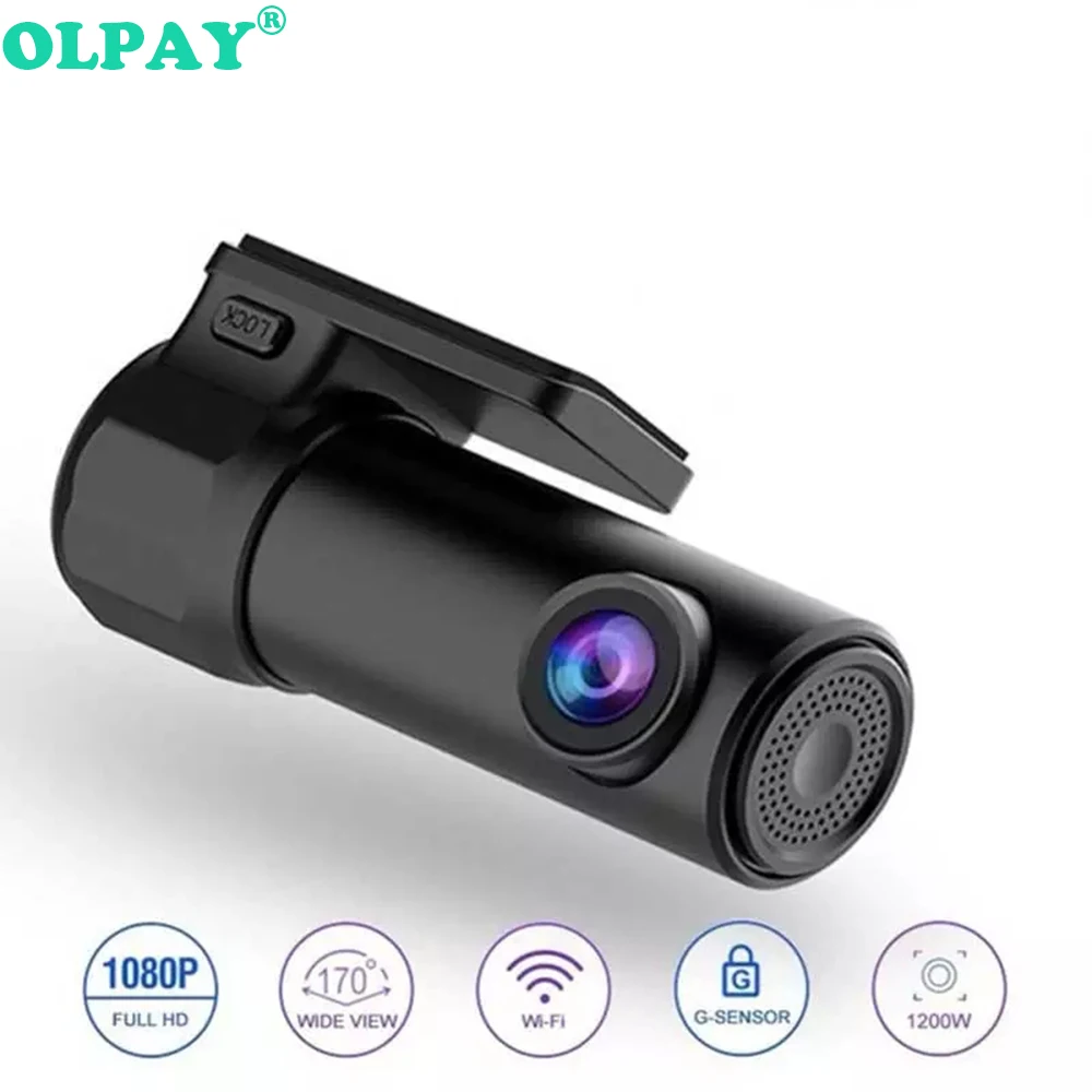 Мини WiFi Автомобильная dvr Камера фронтальная DVR камера Full HD 1080p универсальная Dashcam видео регистратор рекордер ночного видения 140 Широкий анг