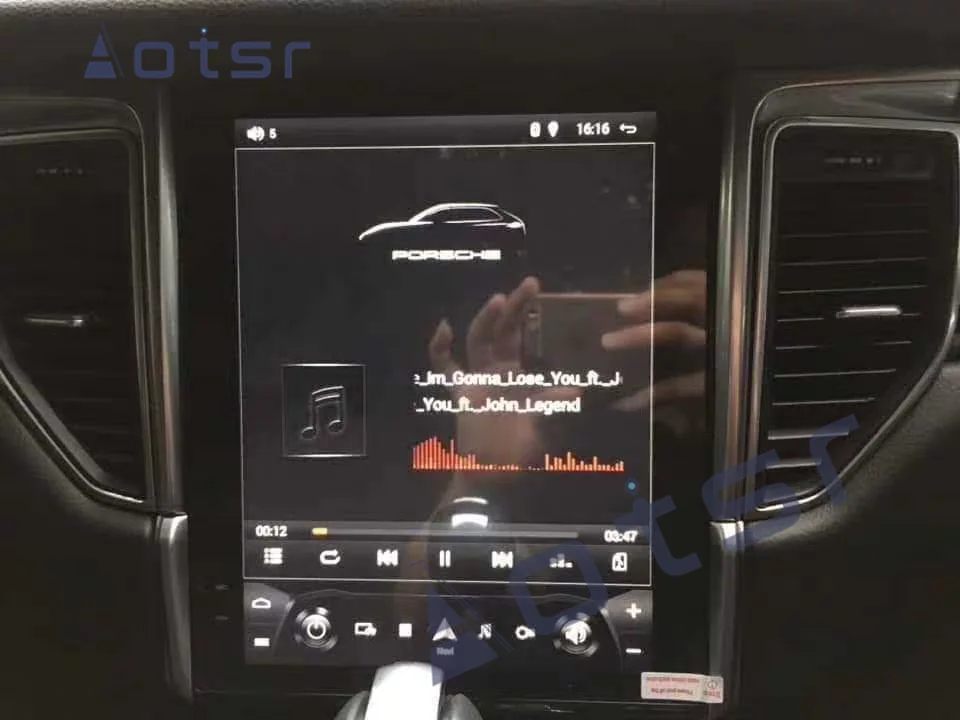 Android 7,1 Tesla Styel автомобильный dvd-плеер gps навигация для Porsche Cayenne Macan Palamera авто стерео радио мультимедиа плеер блок