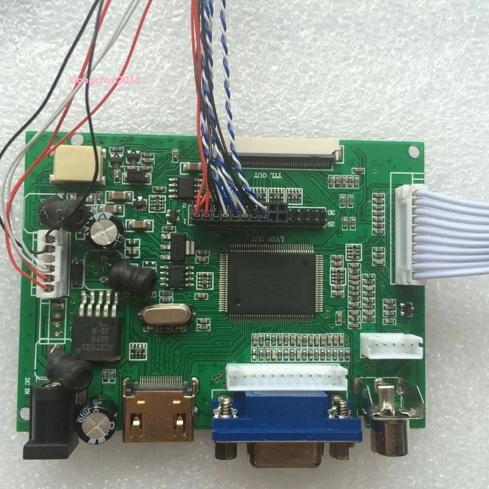 Для 8," FPC 50pin 2AV+ VGA lcd AT080TN52 панель дистанционного управления HDMI драйвер платы комплект 800(RGB) ×600 монитор