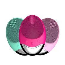 Дропшиппинг электрическая кисть для очистки дица USB База для зарядки удаляет макияж остаток кисть для лица Глубокая чистка лица