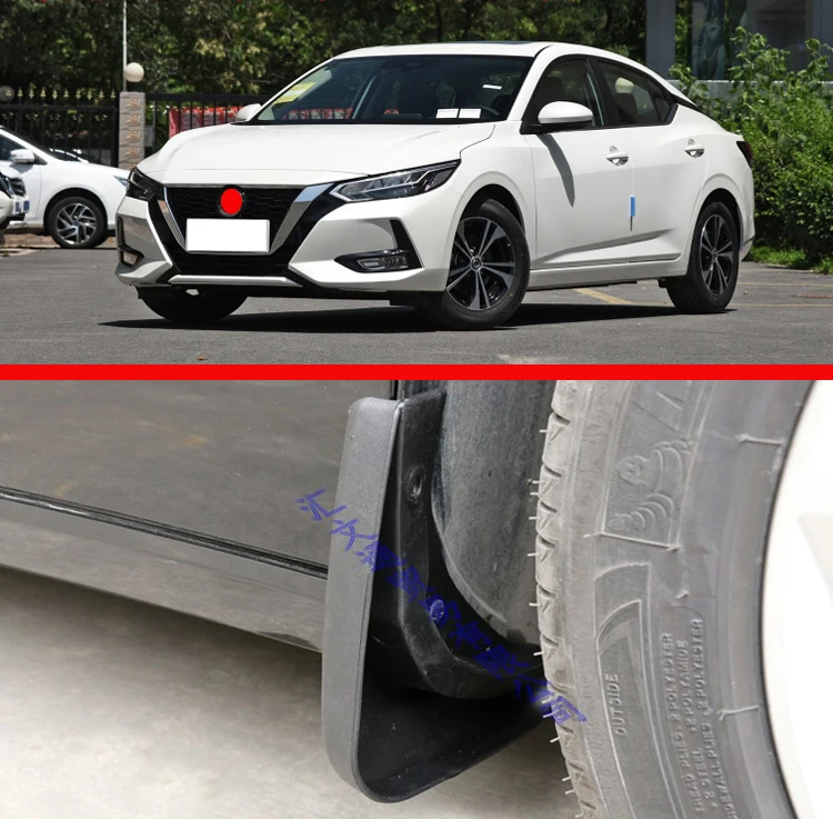 

For Nissan Sentra 2019 2020 Car Accessories Mud Flaps Splash Guard Mudguards Fender 4PCS/Set