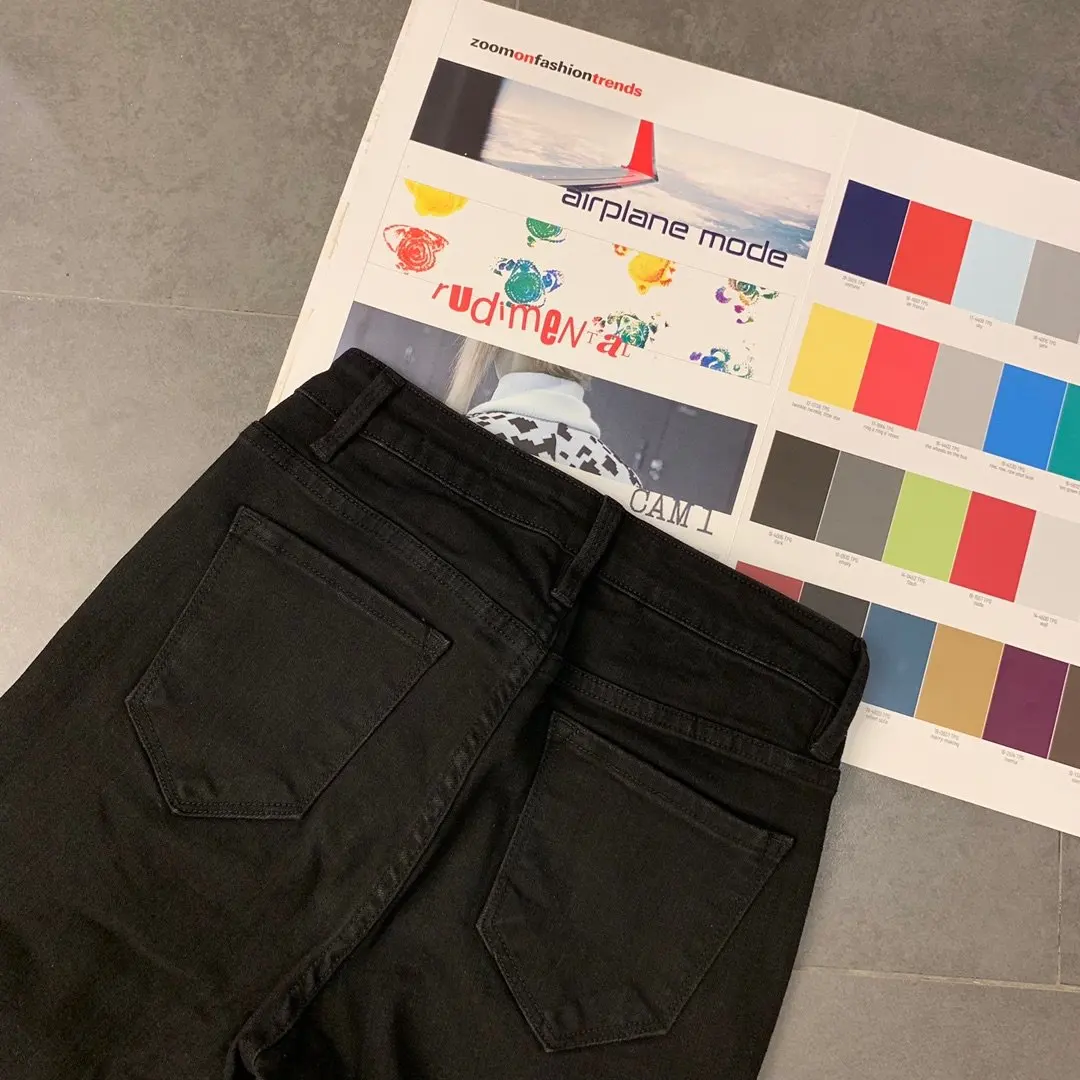 ladies fashion slim casual petal jeans 0927