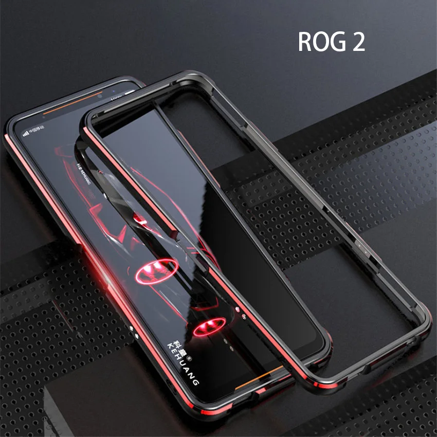 Ультратонкий чехол с металлической рамой для ASUS ROG Phone II ZS660KL 2019 жесткий