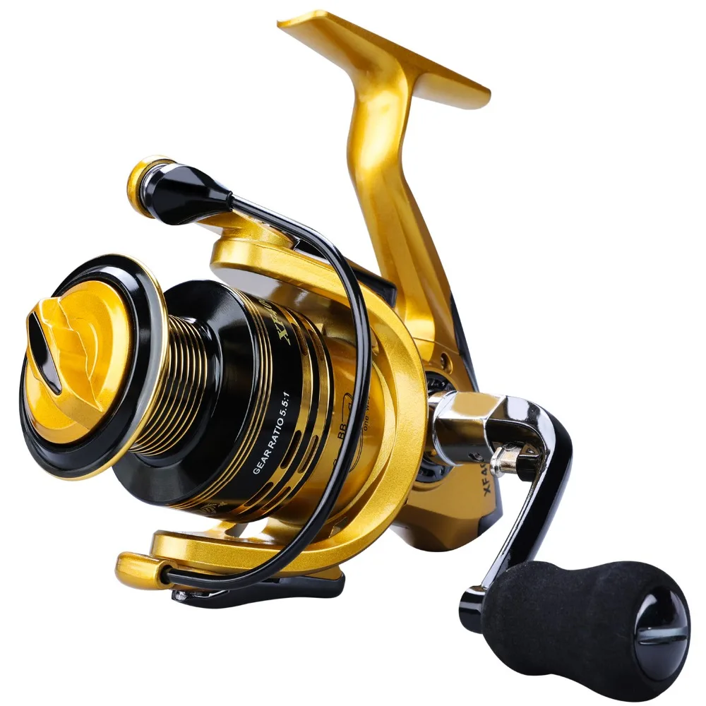 Carretel de Pesca Molinetes de Pesca para Água Salgada de Água 13 + 1bb Sougayilang Doce Pesca Enfrentar Xf2000-5000 7 Cheap Carretilhas de pesca