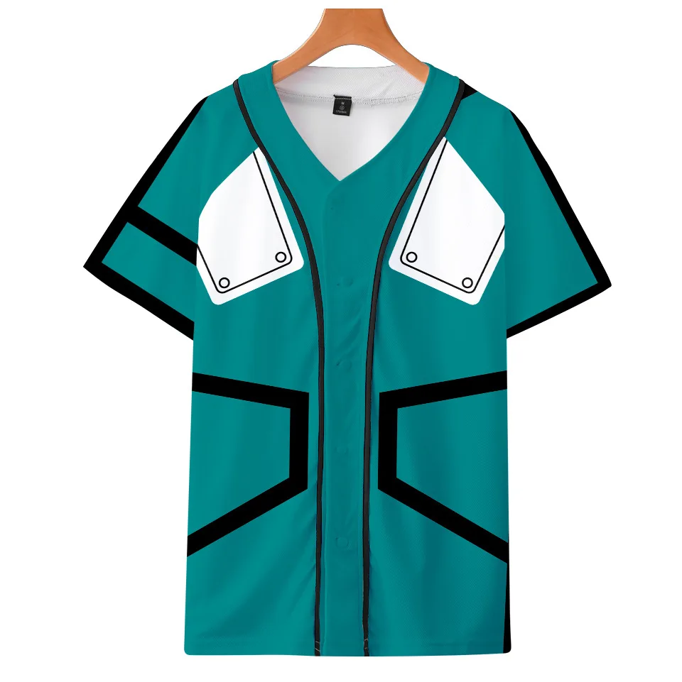 my hero academia baseball jersey