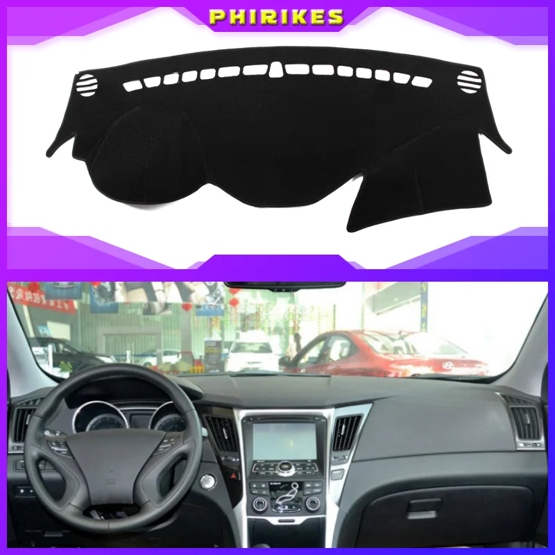 For Hyundai Sonata I45 2009-2014 Capter 2010-2013 Car Dashboard Cover Dashmat Dash Mat Pad Sun Shade Board Carpet | Автомобили и