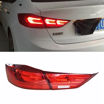 

1 Set Car Styling LED Tail Lamp For Hyundai Elantra 2017 2018 2019 DRL Tail Light Dynamic Signal Brake Reverse auto Accessories