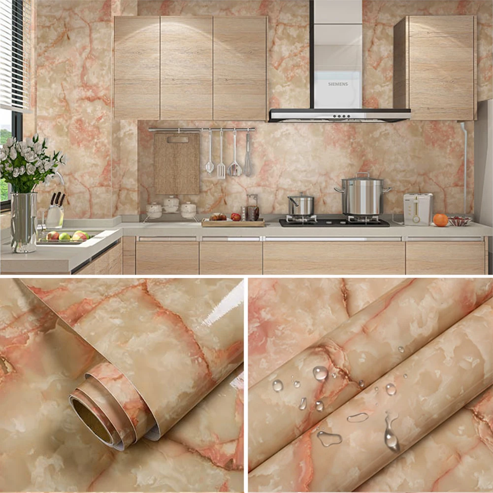Marble Vinyl Film Self Adhesive Waterproof Wallpaper Naja Home Decor