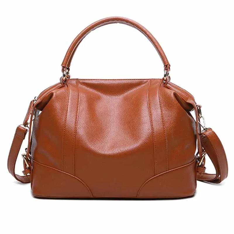 Fashion PU Leather Handbag for Women 2018 New Girl Messenger Bags with Ball Toy Bolsa Female Shoulder Bags Ladies Party Handbags