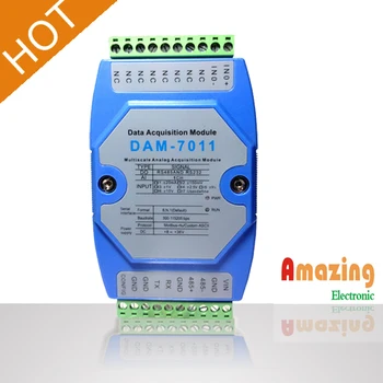

Current Acquisition Module 4-20mA / 0-20ma to Rs485 Rs232 Modbus DAM7011