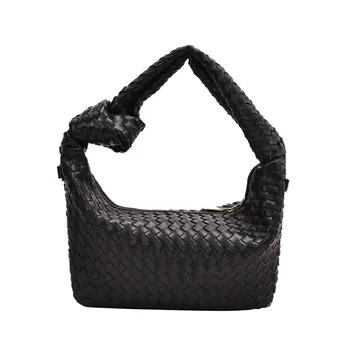 

Large Capacity Ladies Hand Bags Luxury Designer Weave Women Handbags High Quality Leather Shoulder Bags Totes Bolsas Feminina